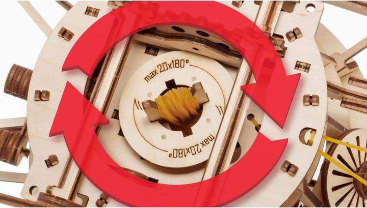 Actual product image Eco Wood Art Lunchod 1 (Lunar Rover)