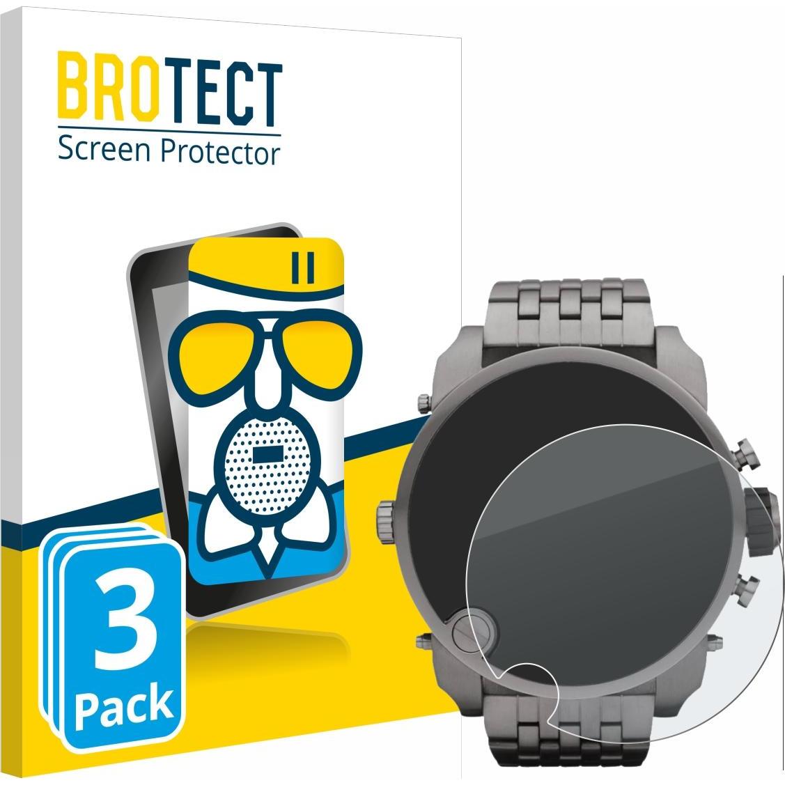 BROTECT Schutzglas Schutzfolie Displayschutz Display Schutz Glas Folie matt, Smartwatch Schutzfolie, Grau