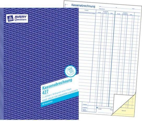 Actual product image Avery Cash settlement 427 (50 x)