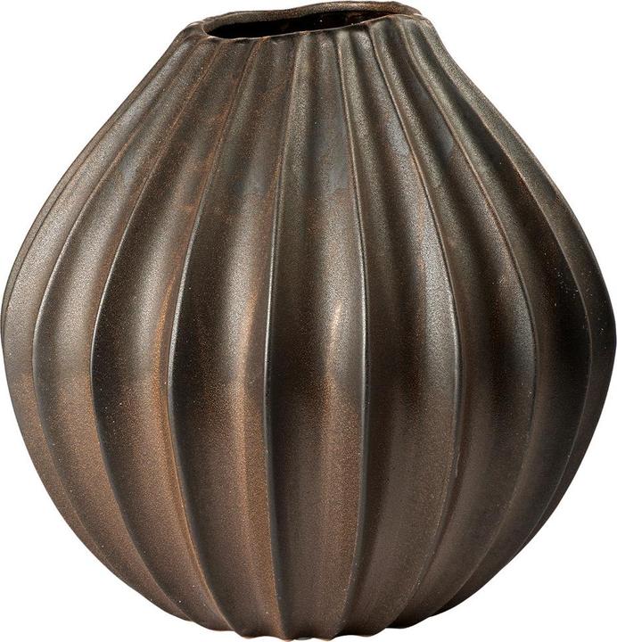 Image du produit Broste Copenhagen Wide Vase Antique Brown XL 40cm (1 x)