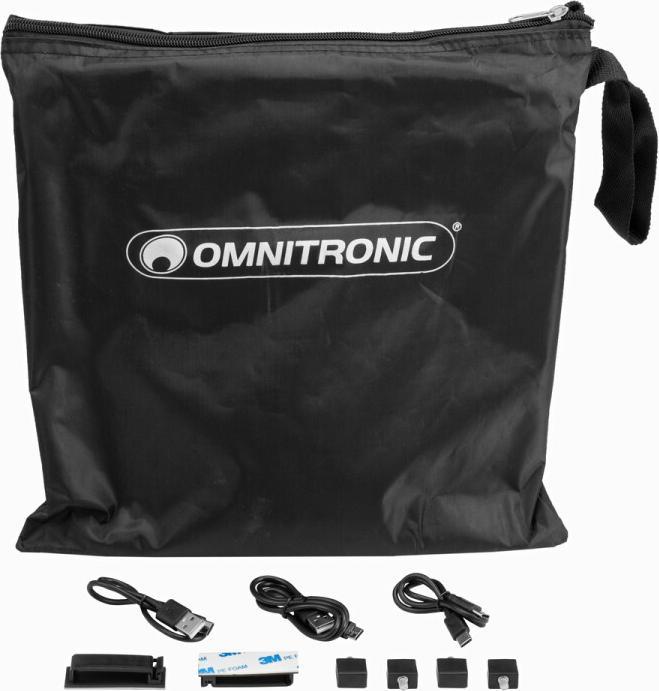 Immagine prodotto Omnitronic Supporto per laptop SLR-USB, con hub USB