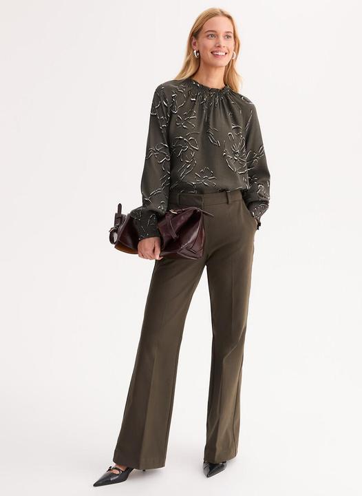 Produktbild Anne Weyburn Geblümte Bluse mit langen Ärmeln & V-Ausschnitt (L)