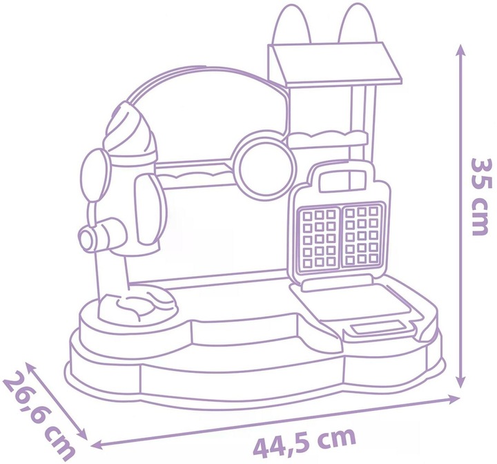 Actual product image Smoby Gabby Ice Cream Factory
