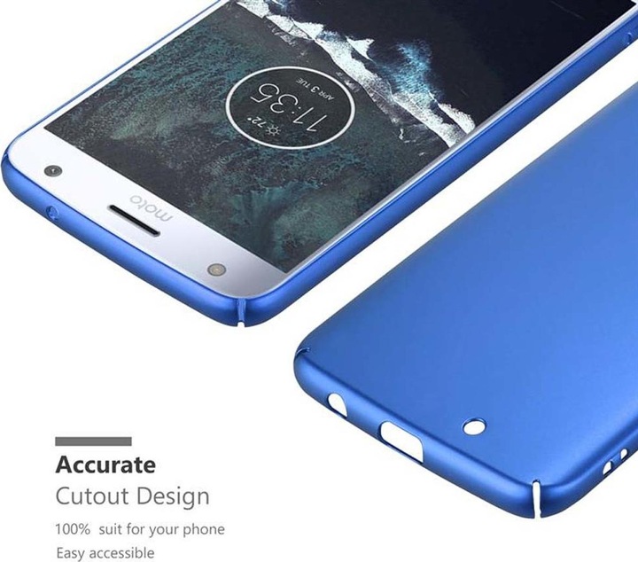 Produktbild Cadorabo Hard Cover Matt Metall Cover (Motorola Moto X4)