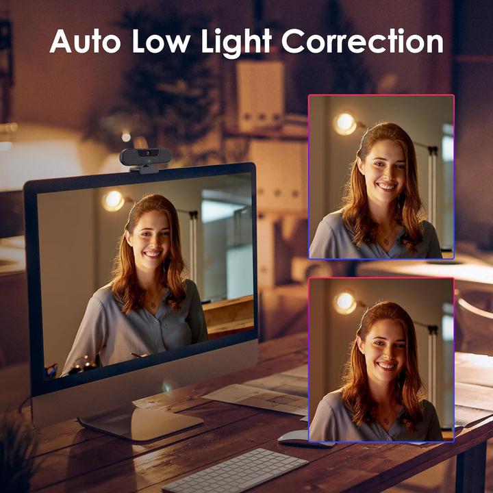 Produktbild Vizolink 2K Webcam W4GS mit Autofokus und Geräuschunterdrückung