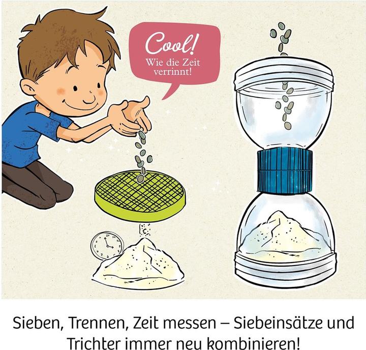 Image du produit Kosmos Boîte à expériences Apprendre, rechercher, découvrir : horloge à tamis