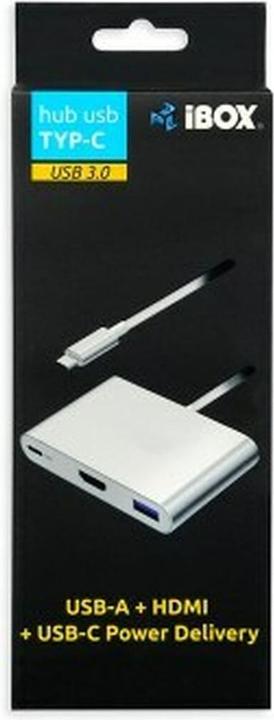 Immagine prodotto iBox IUH3CFT1 Hub di interfaccia USB 3.2 Gen 1 (3.1 Gen 1) Type-C (USB-C, 3 porte)