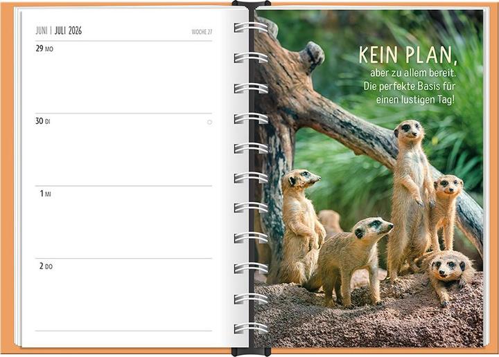 Image du produit Terminplaner 2026 Happymacher (10 x 15,5 cm, 1 semaine / 2 pages)