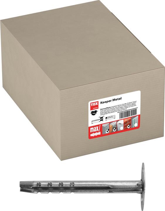Immagine prodotto Tox Dmmstoffdbel Keeper Metal 8/110, 100 pezzi. (100 pz.)