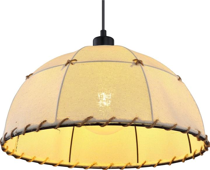 Produktbild Globo Hängeleuchte Rex schwarz matt 1xE27 (E27)