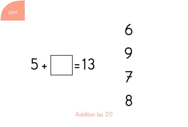 Produktbild Addition bis 20 (Deutsch)