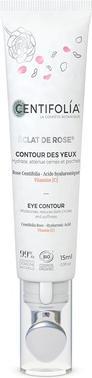 Image du produit Centifolia Contour des yeux BIO Rose, Acide Hyaluronique & Vitamine C - 15ml - Éclat de rose (Soin des yeux Sérum, 15 ml, Journée)