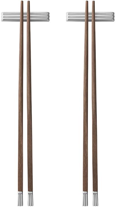 Produktbild Georg Jensen Bernadotte Essstäbchen Paar (4 Stück, Essstäbchen)