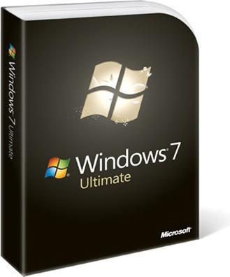 Actual product image Microsoft Windows 7 Ultimate 32/64bit, Upgrade, Retail -D-