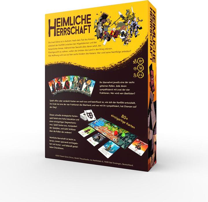 Immagine prodotto Board Game Circus Regola segreta (Tedesco)