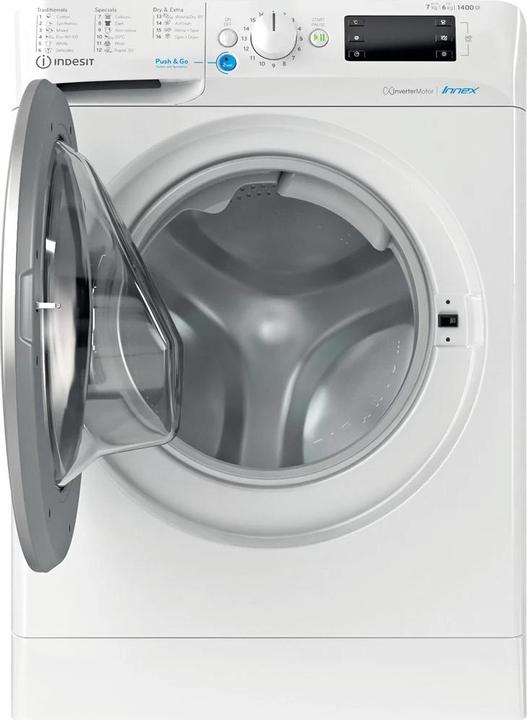 Produktbild Indesit Washing machine with Dryer BDE 76435 9 WS EE, Free standing, Front loading, White