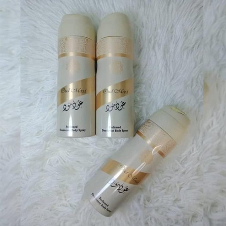 Actual product image Lattafa Oud Mood DEO spray 200ml (Spray, 200 ml)