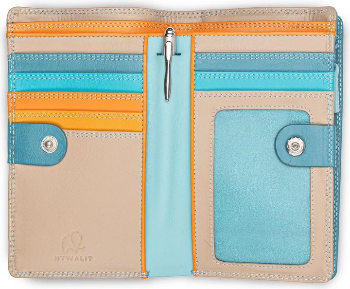 Actual product image Mywalit Geldbörse RFID Schutz Leder 8 cm