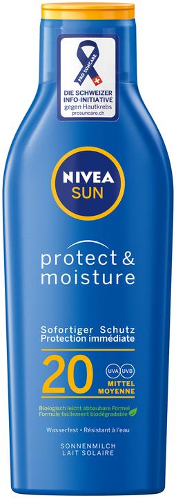 NIVEA Protection et humidité (Lait solaire, SPF 20, 250 ml)