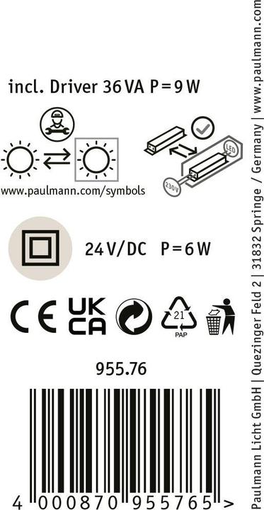 Actual product image Paulmann PAUL LED picture light set (370 lm)