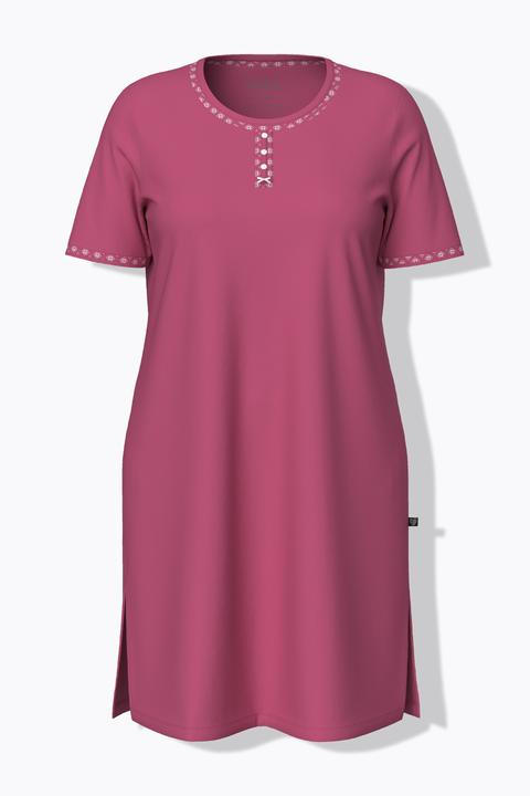 Produktbild Ulla Popken Bigshirts, 2er-Pack, Muster/uni, Rundhals, Halbarm (58)