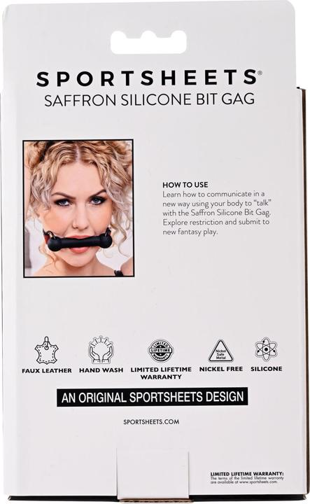 Image du produit Sportsheets - Bit Gag en silicone Saffron