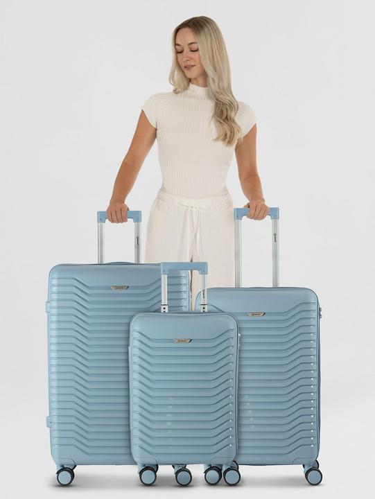 Actual product image Benzi 5820 4 Rollen Kofferset 3-teilig (191 l)