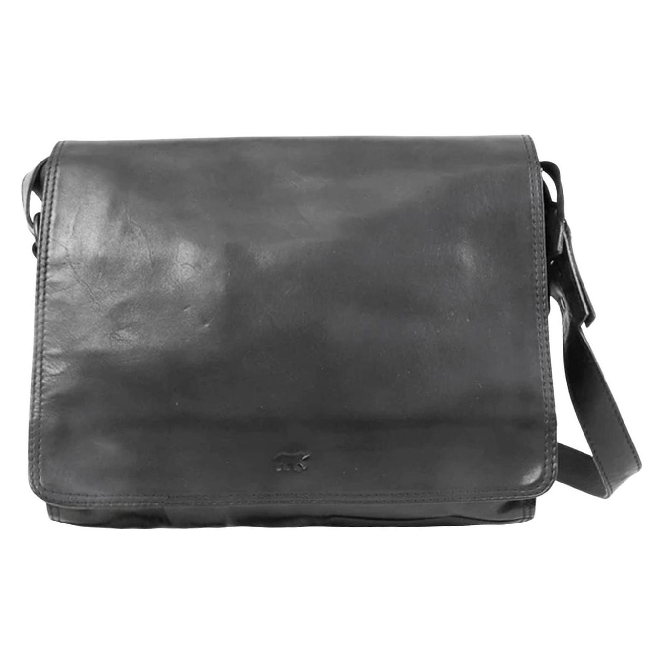 Bear Rock, Unisex, Handtas, Koe Lavato Hanna Schoudertas Zwart, Zwart