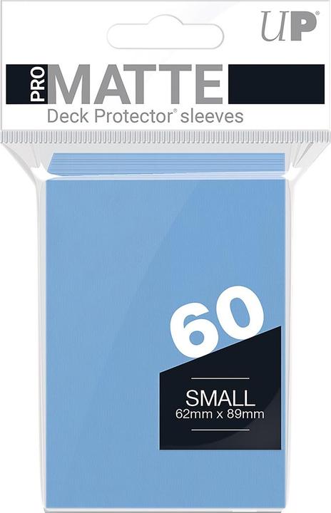 Actual product image Ultra Pro Light Blue PRO Matte Deck Protector Small