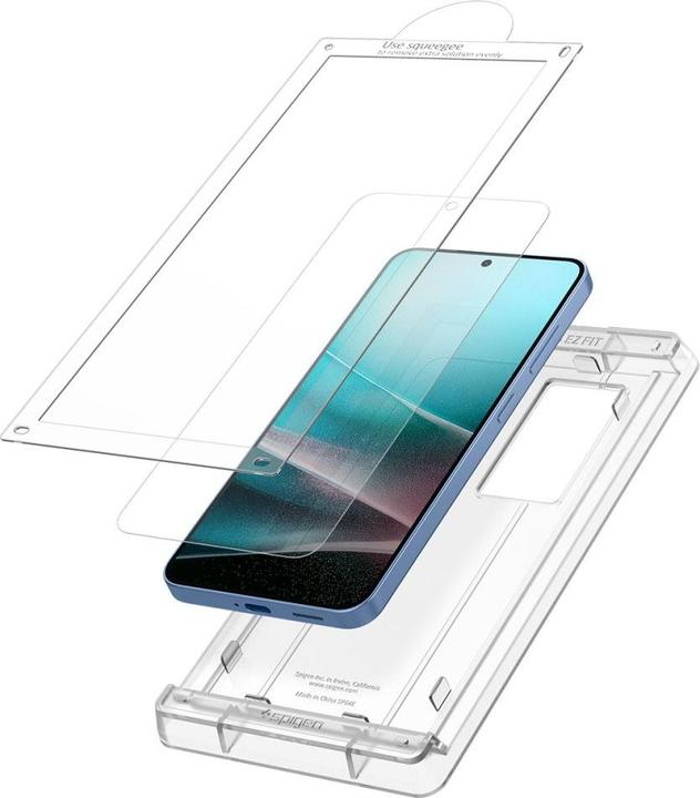 Produktbild Spigen Elite Shield "Ez Fit" for Samsung Galaxy S25+ Plus Clear (1 Stk., Samsung Galaxy S25)
