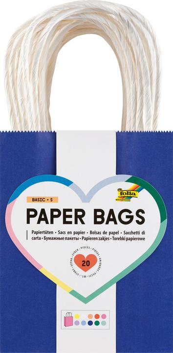 Folia Papiertüten S BASIC, aus 110g/m² Kraftpapier (20x)