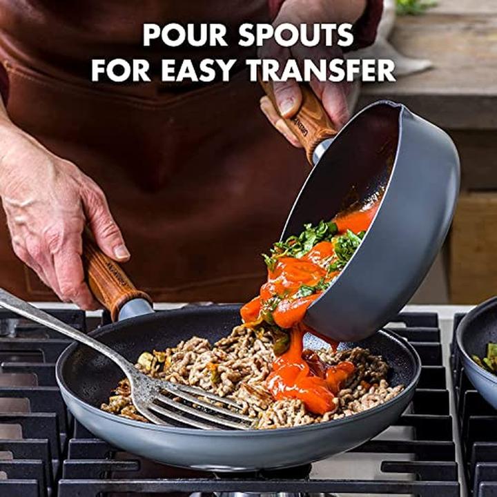 Actual product image Greenpan Mayflower Pro breakdown kit - 10 delig - PFAS-vrij (28 cm, Pan set + pot set, Aluminium)
