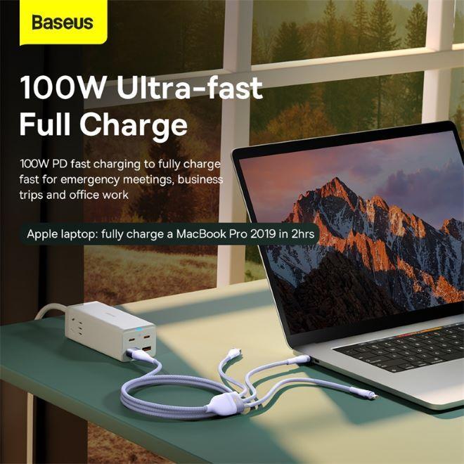 Produktbild Baseus Flash Series II“ C type USB (1.20 m, USB 3.2 Gen 1, 100 W)
