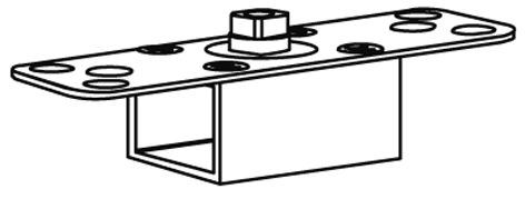 Produktbild Dormakaba Drehlager für G 96 N 20 und G 96 GSR (Indoor)