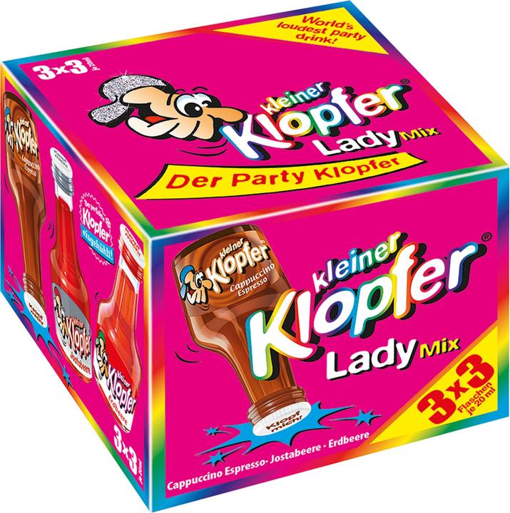 Produktbild Kleiner Klopfer Lady-Mix 9er Pack (9 x 2 cl)