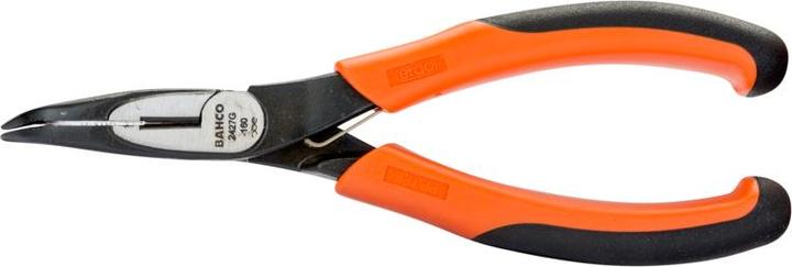 Produktbild Bahco ERGO Flachrundzangen mit Öffnungsfeder, Zwei-Komponenten-Griffen und um 45° abgewinkelter Spitze (200 mm)