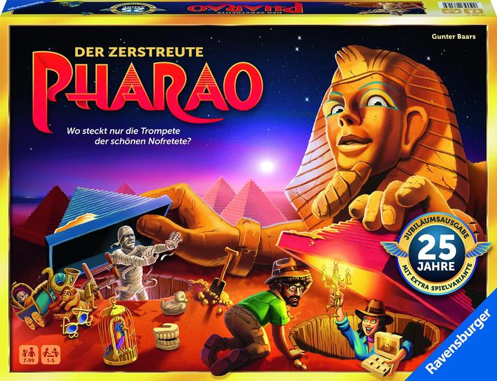 Produktbild Ravensburger Der zerstreute Pharao - 25 Jahre Jubiläumsausgabe (Deutsch, 1 - 5 Spieler)