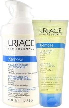 Actual product image Uriage Xemose Anti-Irritation Cream and Cleansing Oil (Cleansing oil, 600 ml)
