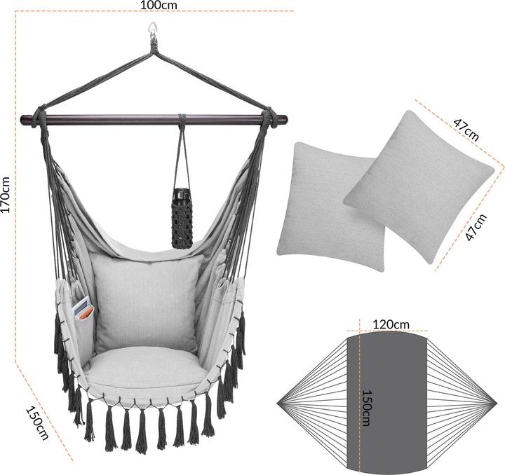 Produktbild Detex Hängesessel (150 kg)