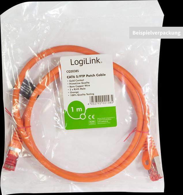 Actual product image LogiLink Network cable (S/FTP, CAT6, 0.25 m)