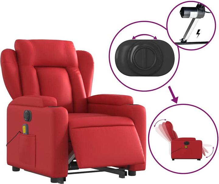 Produktbild vidaXL Massagesessel mit Aufstehhilfe