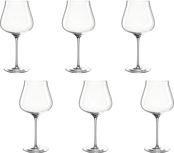 Immagine prodotto Leonardo Brunelli bicchiere da vino rosso 770 ml, 6 pezzi, trasparente (77 cl, 6 Occhiali, Bicchieri da vino rosso)