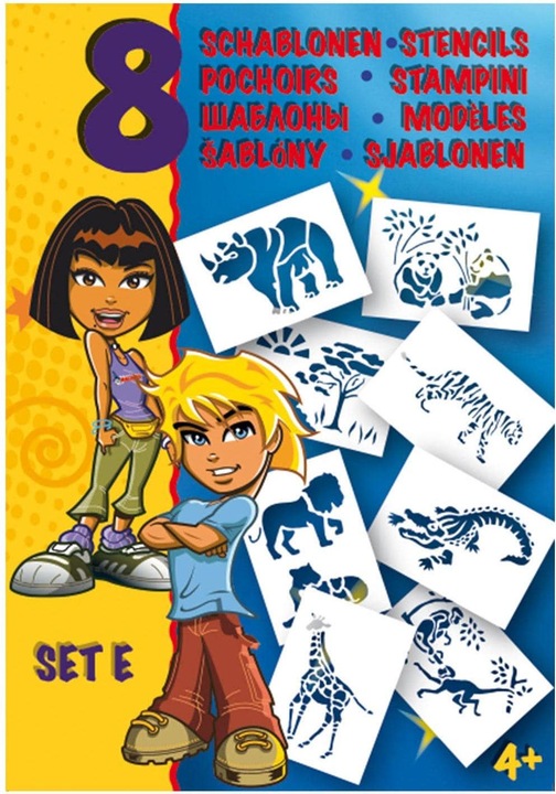 Produktbild Malinos Schablone Set E Afrika