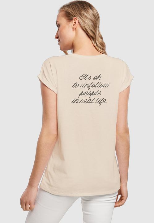 Produktbild Merchcode Ladies Heartbreak Extended Shoulder Tee - 111575 (L)