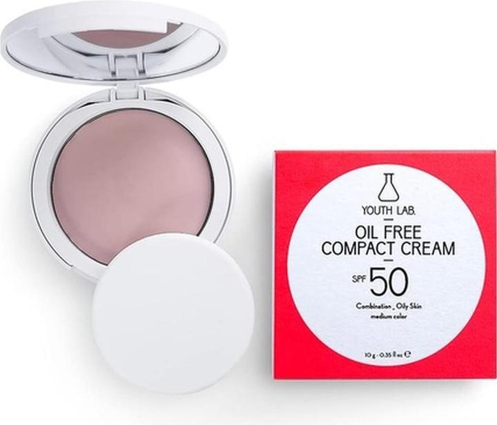 Image du produit Youth lab. Oil Free Compact Cream SPF 50, Medium (Crème solaire visage, SPF 50, 10 ml)