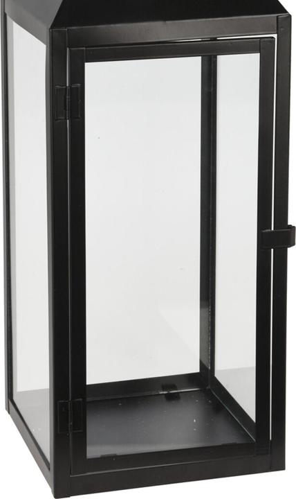 Produktbild Mojawo 3er Gartenlaternen Laternen Metall Windlicht Schwarz H23/39/49cm (3 x)