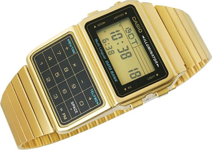 Image du produit Casio Calculatrice De Base De Données Or (Montre numérique)