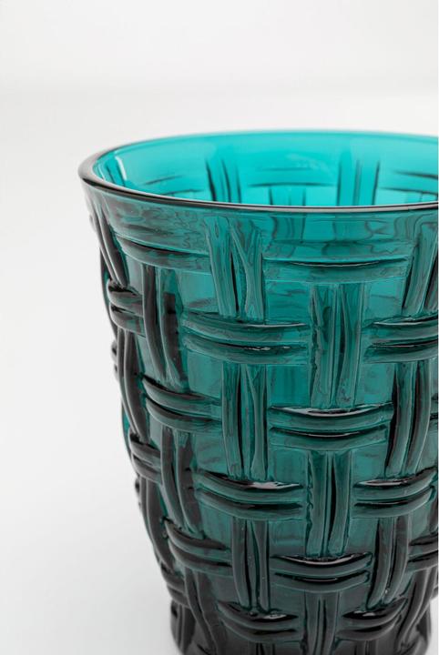 Immagine prodotto Kare Design Wasserglas Tissue Petrol 10cm
