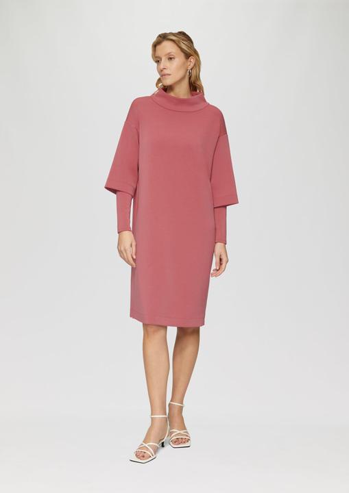Produktbild S.Oliver Kleid Scuba-Kleid mit Stehkragen und Layering-Detail (48)