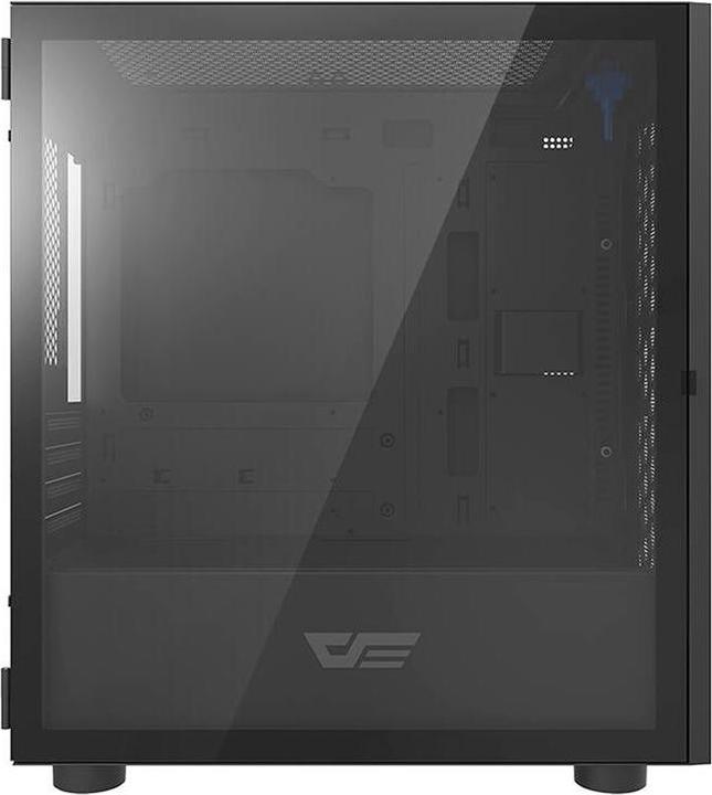 Actual product image Darkflash Tech Computer case DLM21 Mesh (Black) (mATX, ITX)